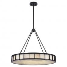 Trans Globe 11749 BK - 9LT CAROUSEL DRUM PENDANT-BK